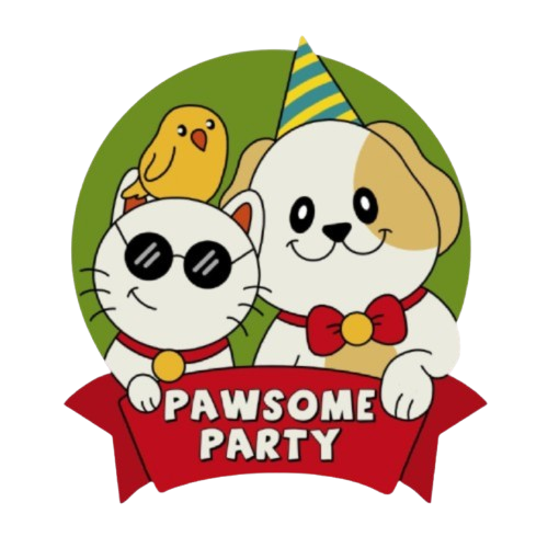 Pawsome Party Logo